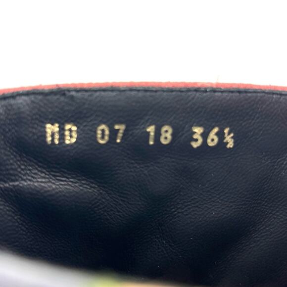 NEW Dior Diorage Patchwork Embroidered Beaded Peace Love Knee High Boots 36.5 - Picture 9 of 11